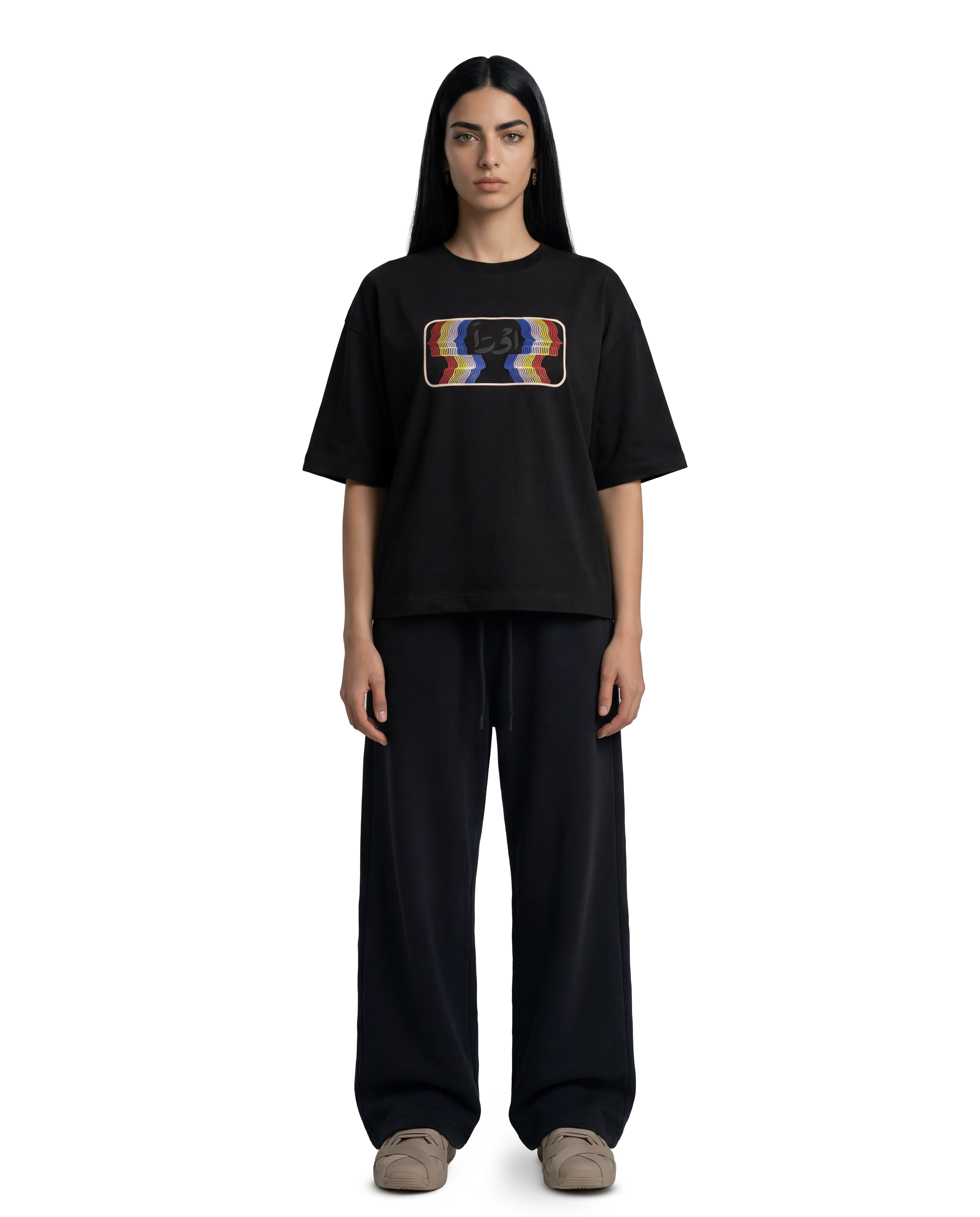 AURA BOXY FIT TEE - UNISEX
